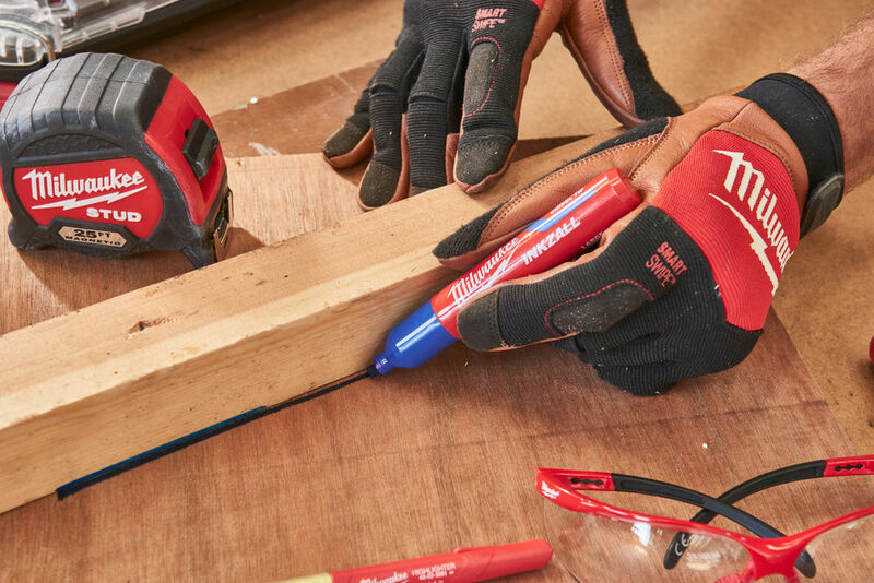 MILWAUKEE Pracovné rukavice kožené HYBRID™ M/8