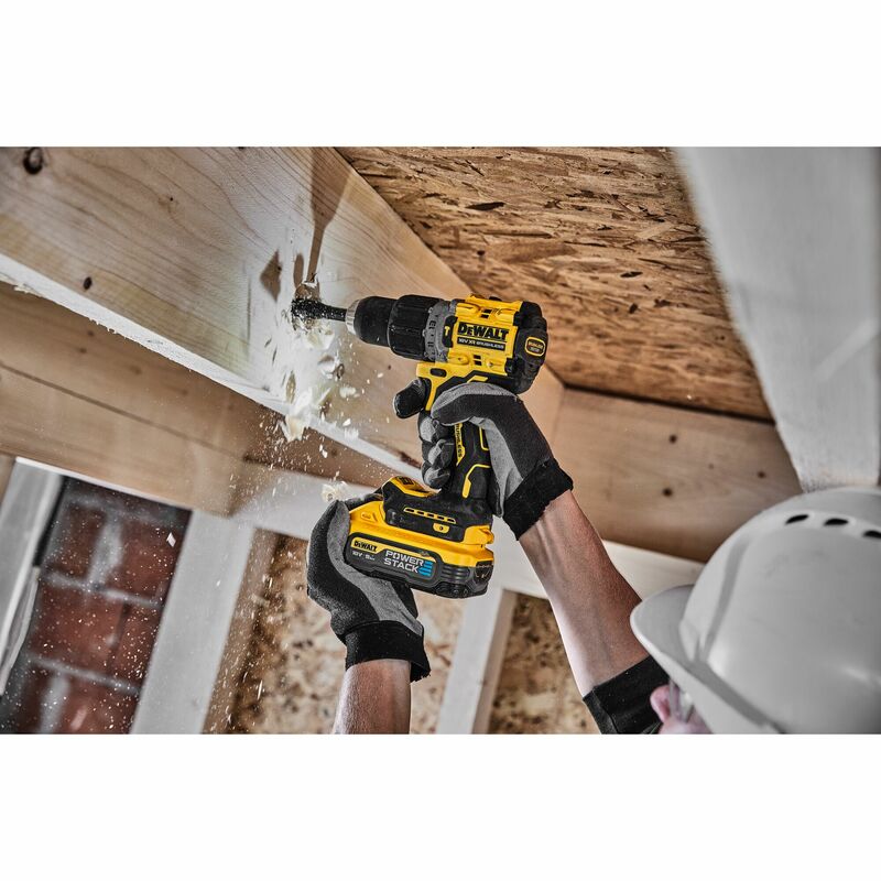 DEWALT 18V XR Aku vŕtačka s príklepom, 2x 5,0 Ah POWERSTACK™ DCD805H2T-QW