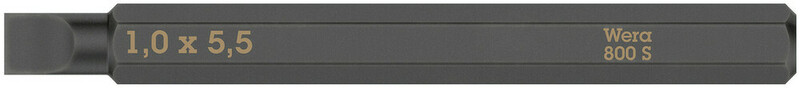 WERA Rázový bit SL 1,0 x 5,5 x 70 mm