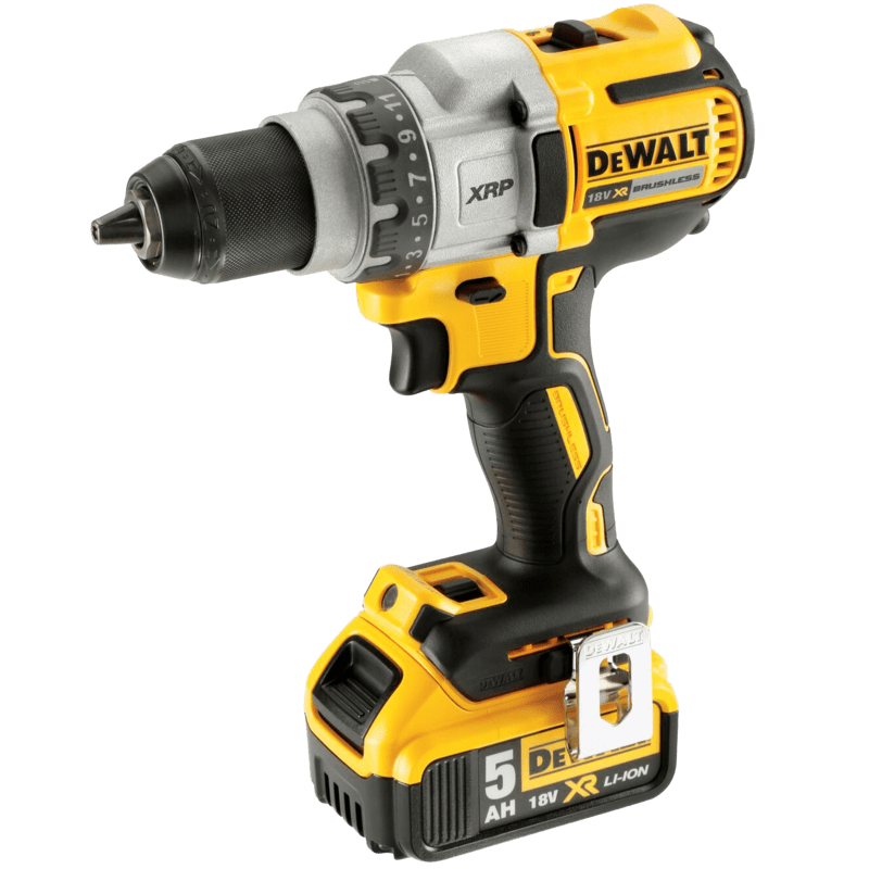 DEWALT 18V XR XRP Aku vŕtačka bez príklepu, 2x 5,0 Ah DCD991P2-QW