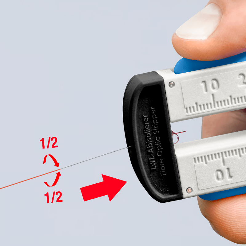 KNIPEX Nástroj pre odizolovanie svetlovodných káblov 1285110SB