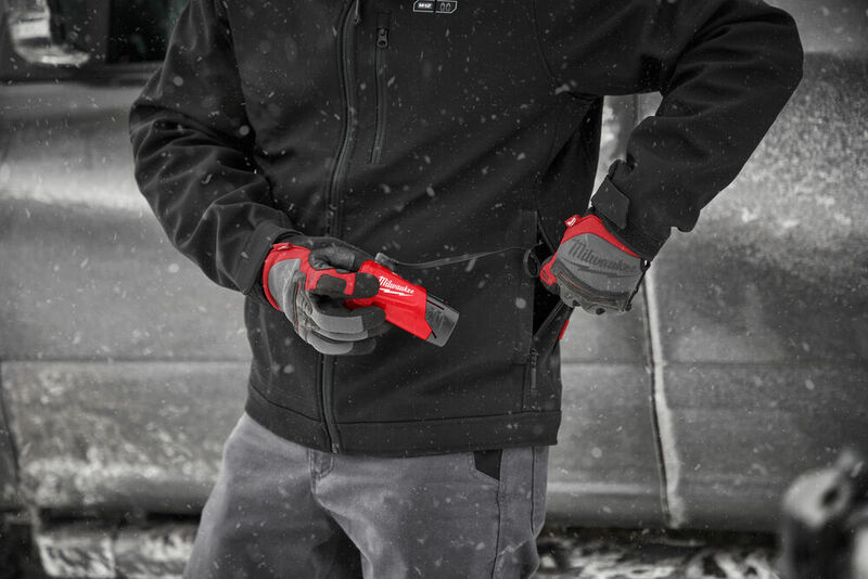 MILWAUKEE M12™ Prémiová vyhrievaná bunda s aku a nabíjačkou "L" - čierna M12 HJ BL5-201