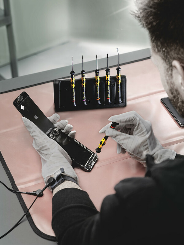 WERA Sada precíznych skrutkovačov Kraftform Micro ESD, 6 dielna + stojan