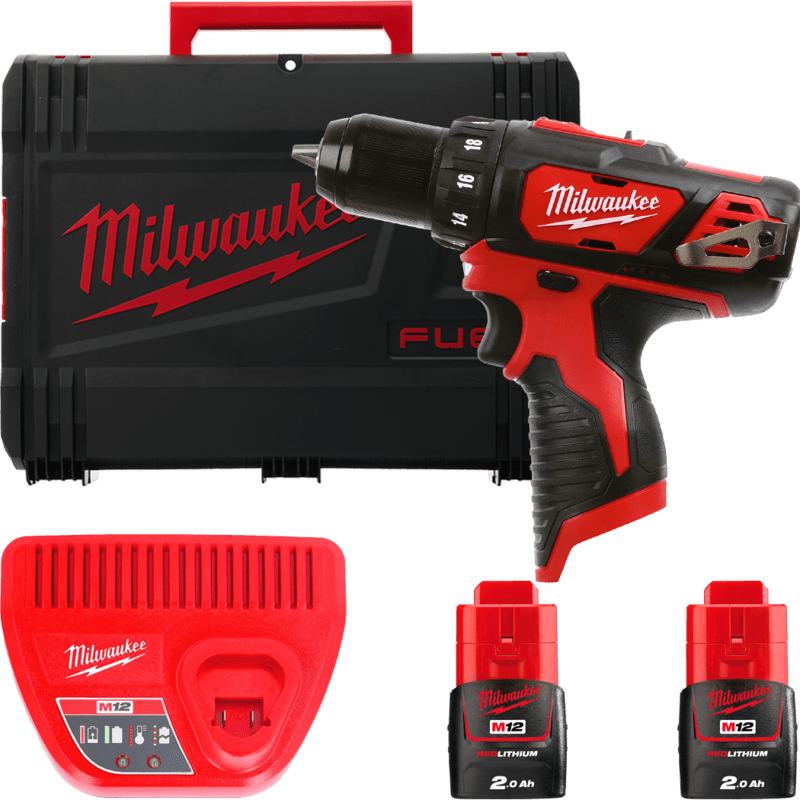 MILWAUKEE M12™ Aku vŕtačka bez príklepu - kompaktná M12BDD-202X