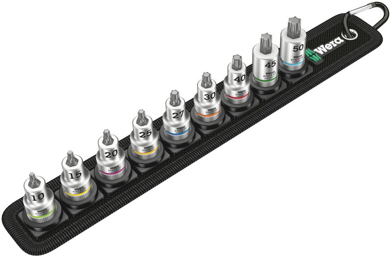 WERA Sada nástrčných kľúčov Belt B 3 s bitom TORX® 3/8", 9 dielna