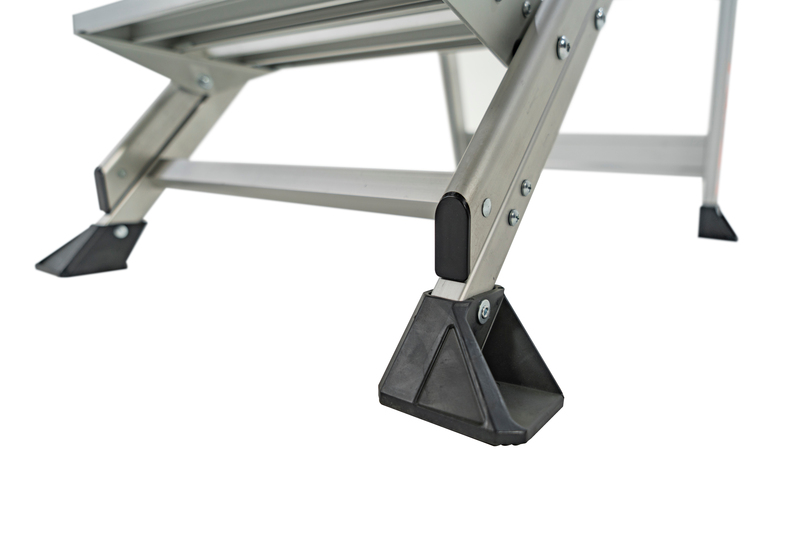 LittleGiant Hlikíkové schodíky JUMBO STEP™, 2-stupňový s madlom