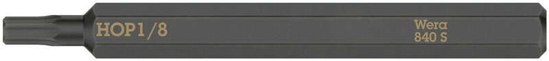 WERA Rázový bit Hex 1/8" x 70 mm
