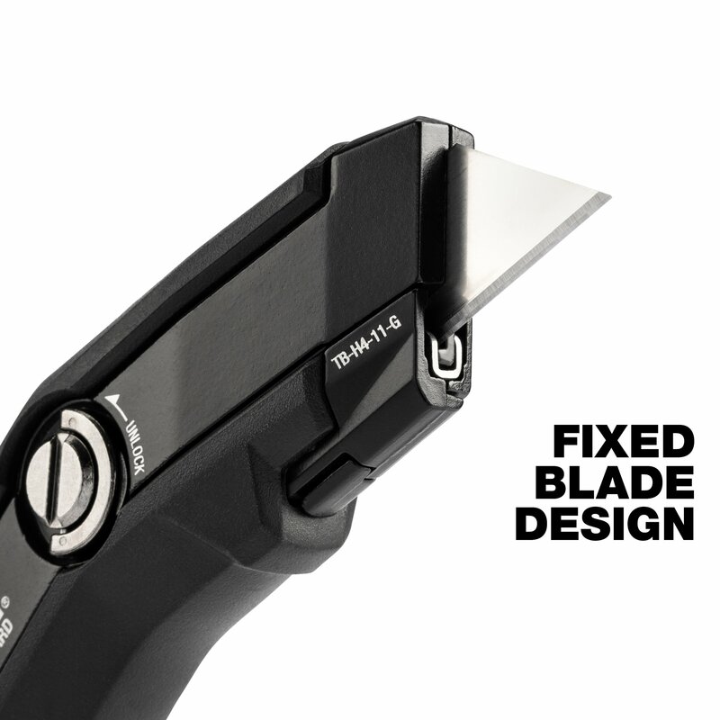 TOUGHBUILT Nôž s fixnou čepeľou a výsuvnou ochranou čepele TB-H4-11-G TB-H4-11-G
