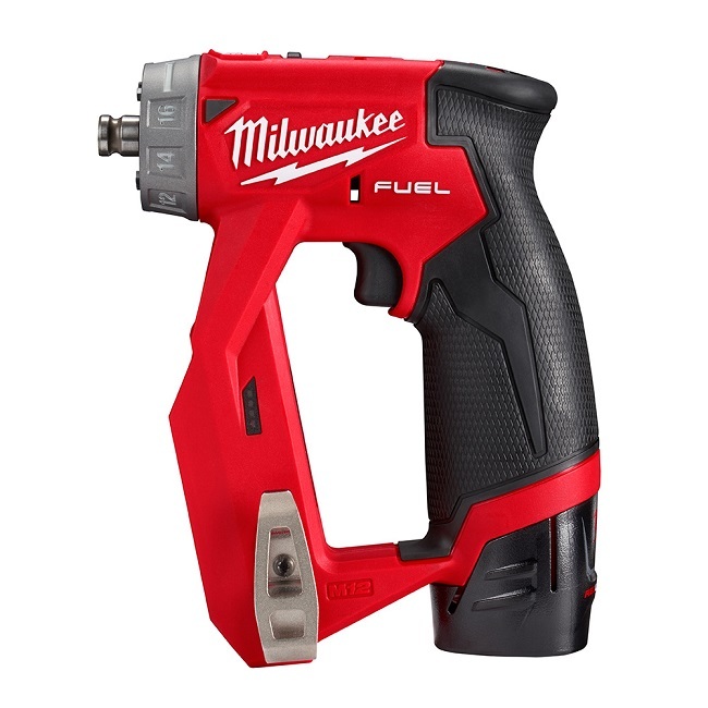 MILWAUKEE M12 FUEL™ Aku vŕtačka bez príklepu s vymeniteľným skľučovadlom M12FDDXKIT-202X