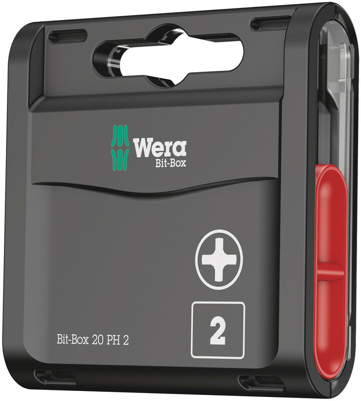 WERA Bit-Box sada bitov PH2 25 mm, 20 dielna