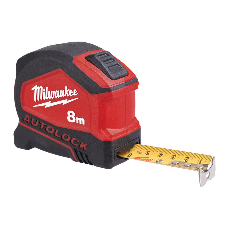 MILWAUKEE Meter, zvinovací AUTOLOCK 8M/26FT/25MM