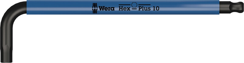 WERA Uhlový kľúč Hex s guľovým prvkom 10,0 mm
