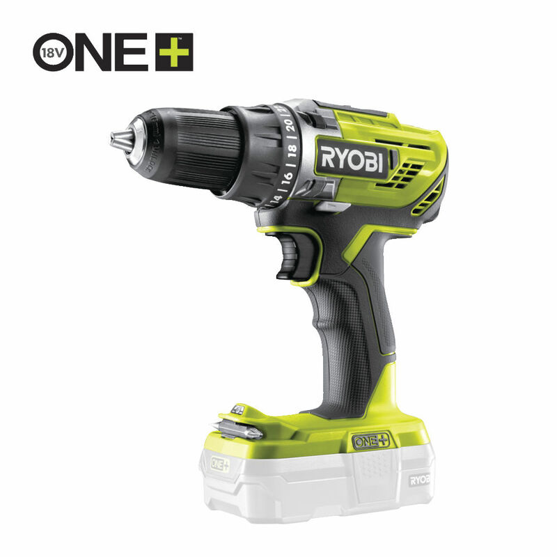 RYOBI 18V ONE+™ Aku vŕtačka bez príklepu + sada bitov R18DD3-220SA59