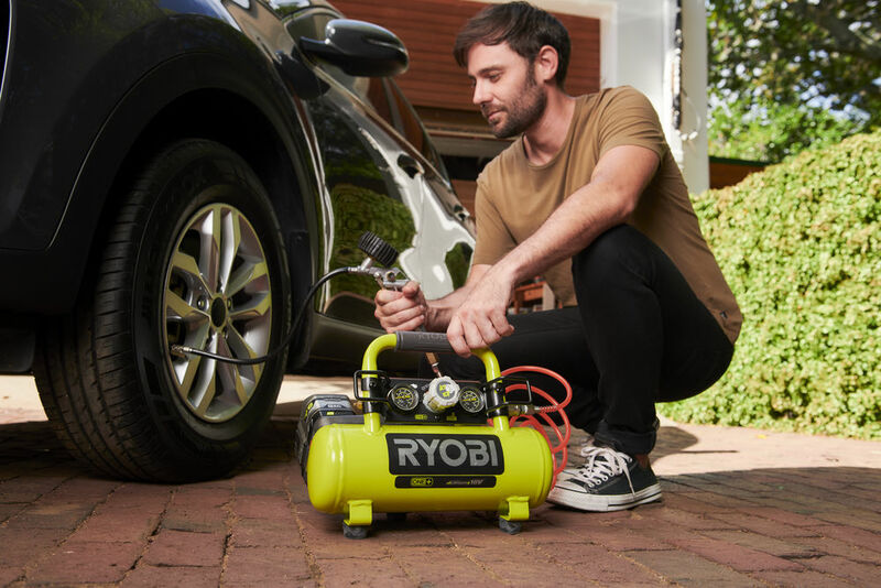 RYOBI 18V ONE+™ Aku vysokotlakový kompresor R18AC-0