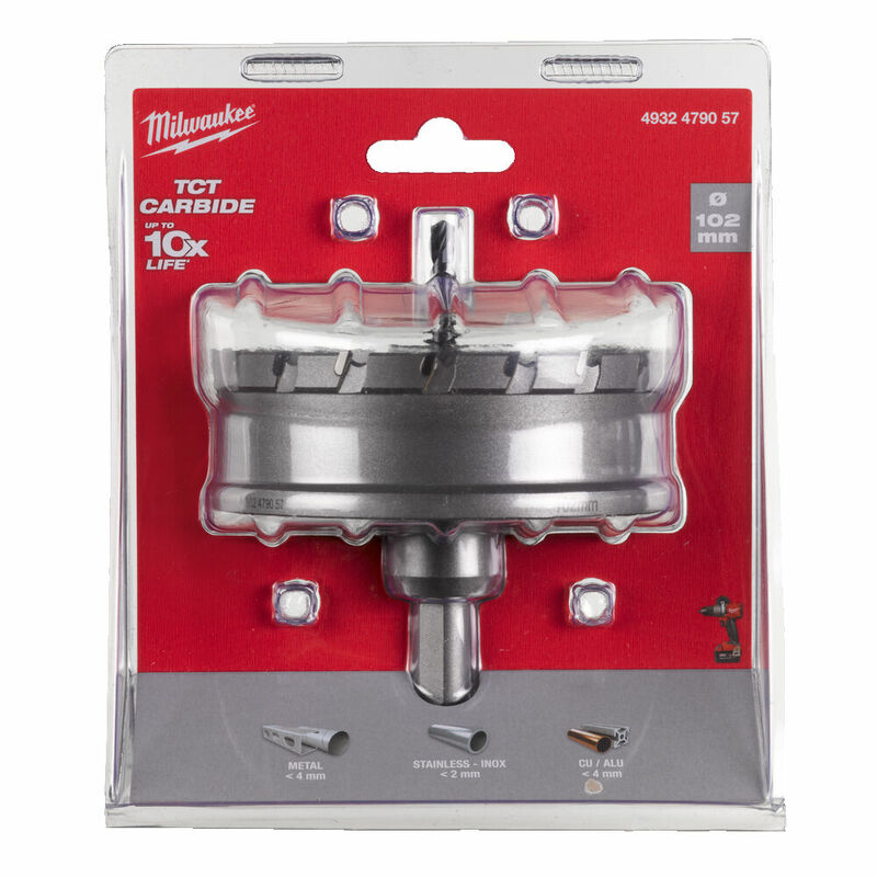 MILWAUKEE TCT Celokarbidová vykružovacia korunka O 102mm
