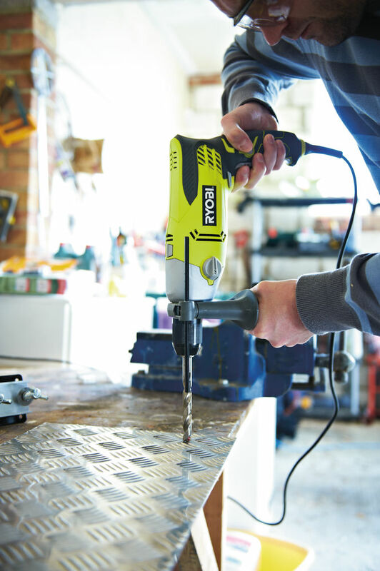 RYOBI 1010 W Príklepová vŕtačka 2-rýchlostná RPD1010-K