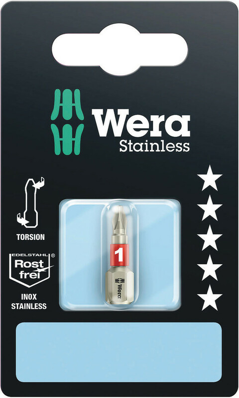 WERA Nerezový bit PH 1 x 25 mm