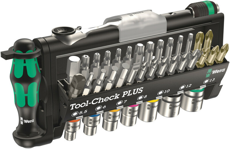 WERA Sada 1/4" račne a bitov Tool-Check PLUS, 39 dielna
