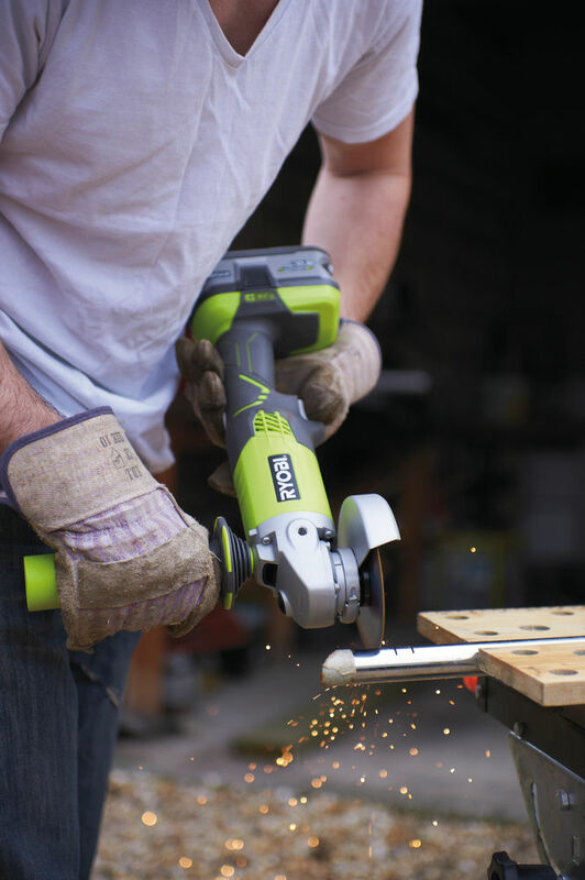 RYOBI 18V ONE+™ 115 mm uhlová brúska R18AG-0