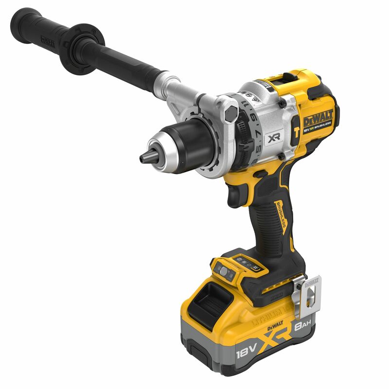 DEWALT 18V XR Aku vŕtačka s príklepom, 1x 8,0 Ah DCD1007WW1T-QW