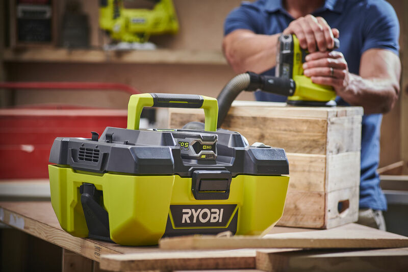 RYOBI 18V ONE+™ Dielenský vysávač R18PV-0