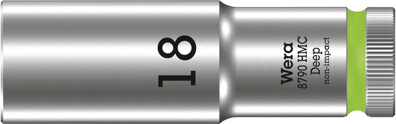 WERA Nástrčný kľúč predĺžený 1/2"- Hex 18 mm