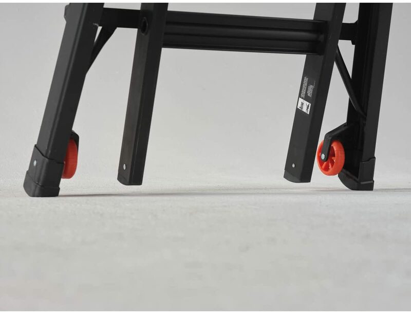 LittleGiant Hliníkový rebrík LEVELER PRO™, 4 x 5 kĺbový výsuvný s výškovo nastaviteľnými n