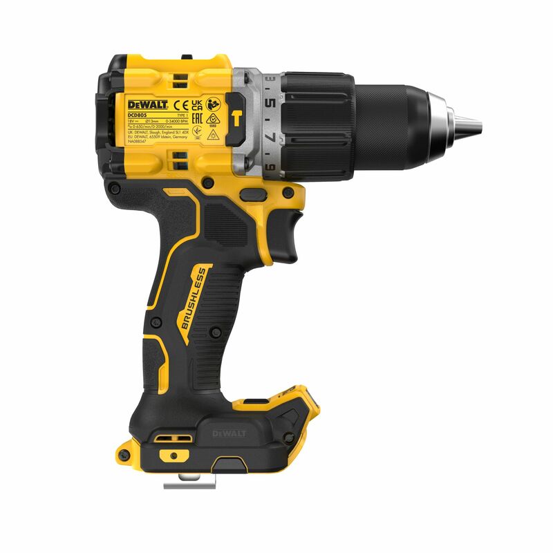 DEWALT 18V XR Aku vŕtačka s príklepom, bez aku DCD805NT-XJ