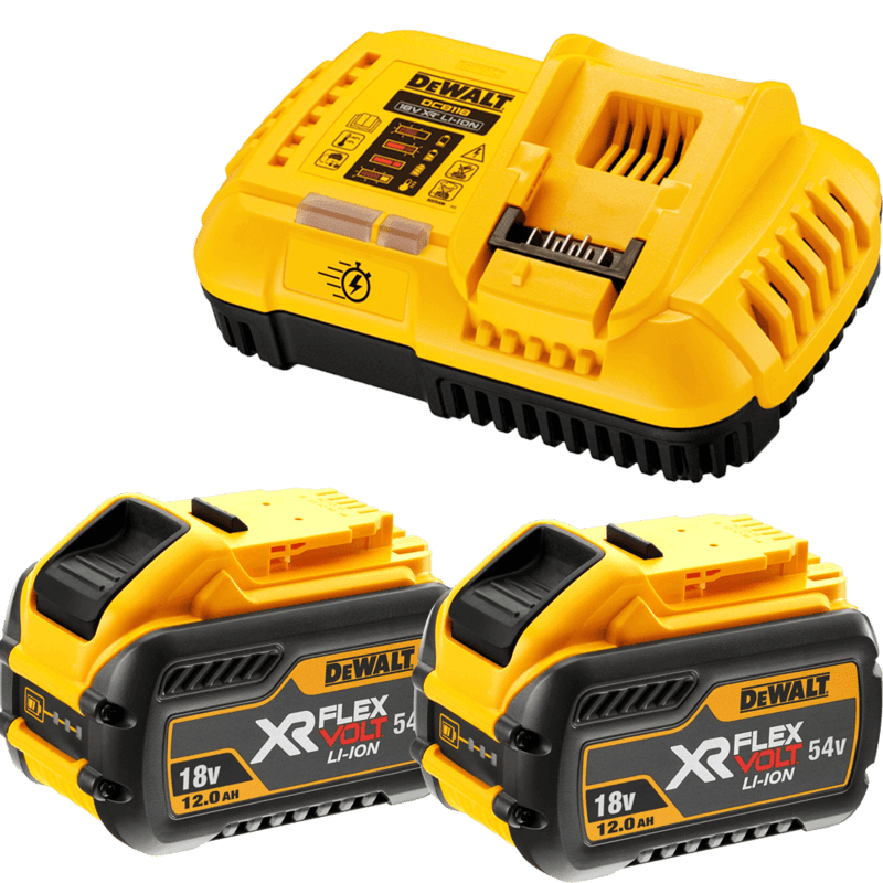 DEWALT XR FLEXVOLT™ Nabíjačka a akumulátor, 2x 12 Ah FLEXVOLT™ DCB118Y2-QW