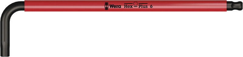WERA Uhlový kľúč Hex s guľovým prvkom 6,0 mm