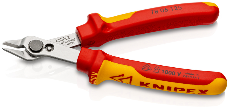 KNIPEX Kliešte cvikacie bočné Electronic Super Knips® VDE 7806125