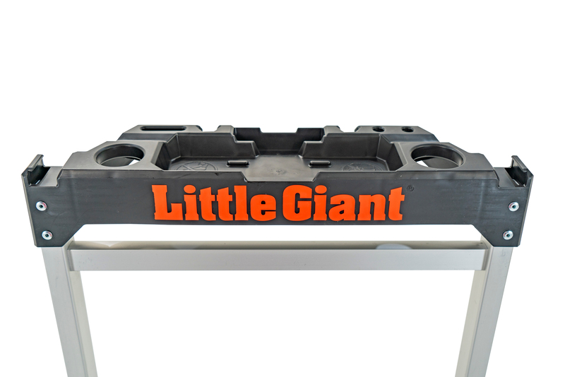 LittleGiant Hlikíkové schodíky JUMBO STEP™, 2-stupňový s madlom