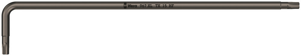 WERA Uhlový kľúč TX 15 x 123 mm, extra dlhý, s pridržiavacou funkciou