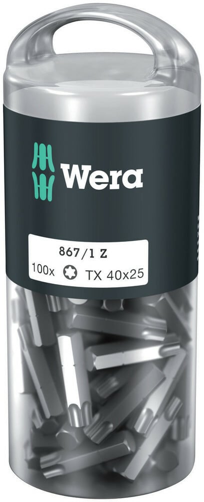 Wera T40 x 25 mm 100-pack 05072452001