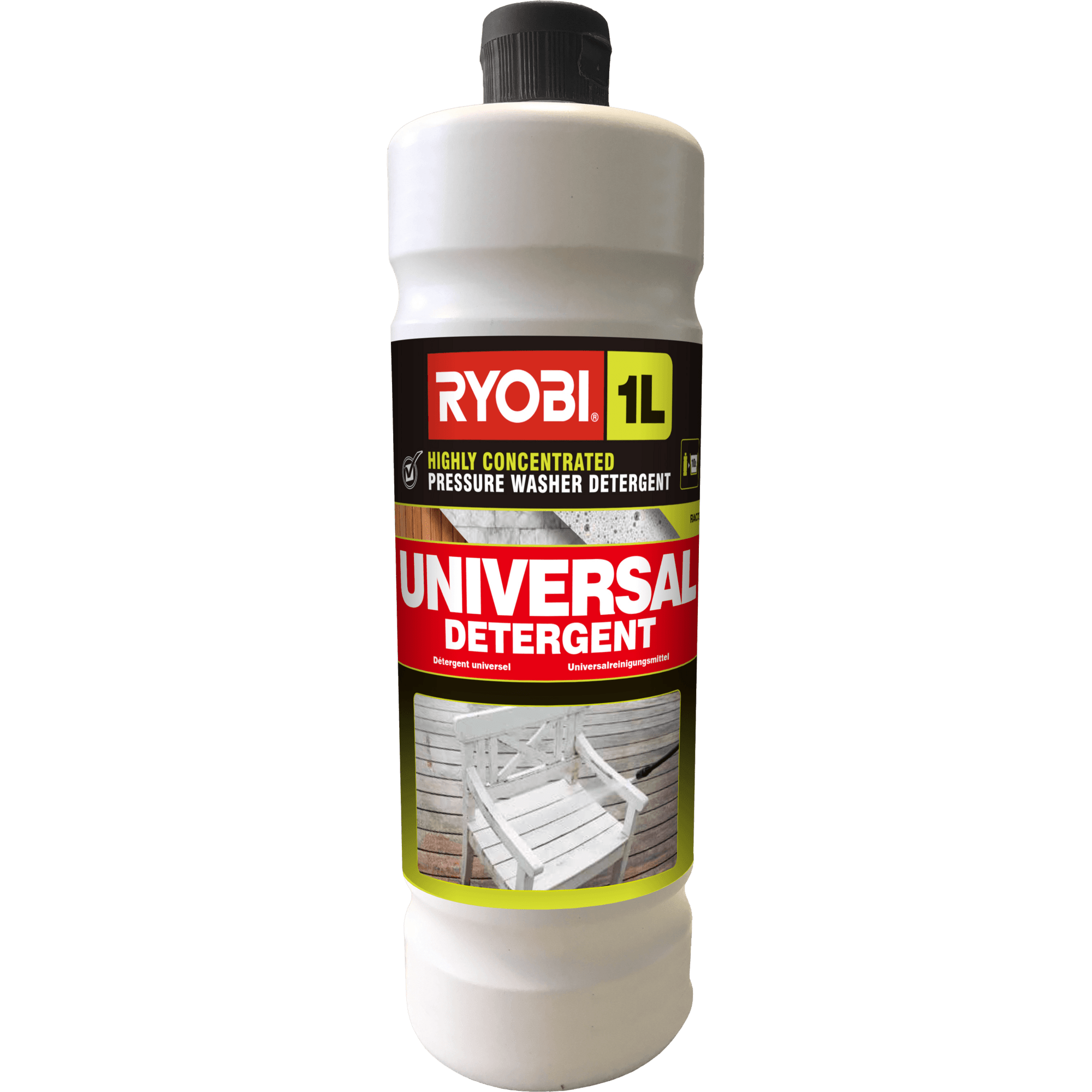 RYOBI Univerzálny čistiaci prostriedok pre vysokotlakové čističe 1l RAC733