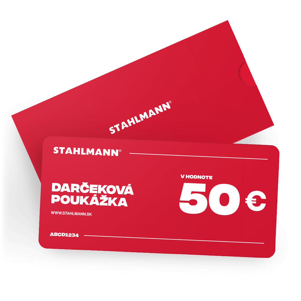 E-shop STAHLMANN 50€ Darčeková poukážka VOUCHER 50€