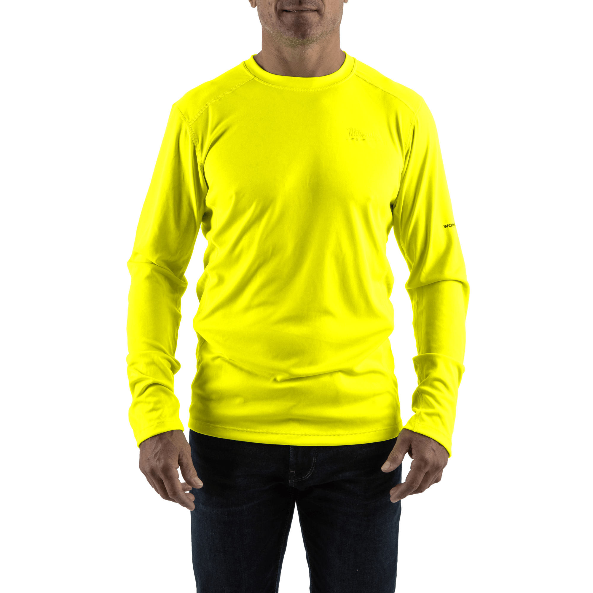 E-shop MILWAUKEE WORKSKIN Pracovné tričko, dlhý rukáv "L"- žltá WWLSYL