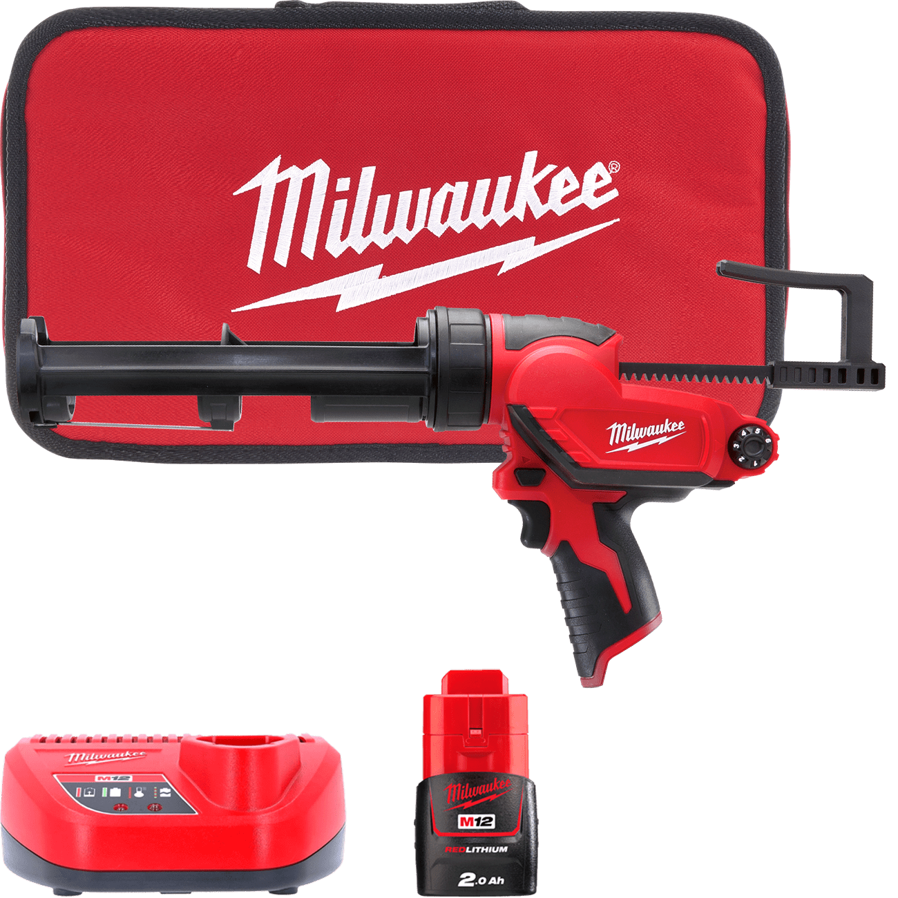E-shop MILWAUKEE M12PCG/310C-201B M12 Dávkovacia pištoľ pre 310ml kartuše 4933441655