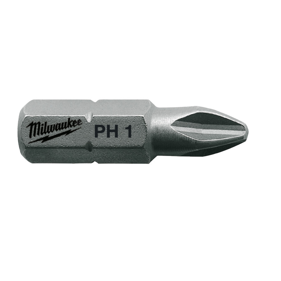 MILWAUKEE Skrutkovacie bity PH1, 25 mm (25 ks)