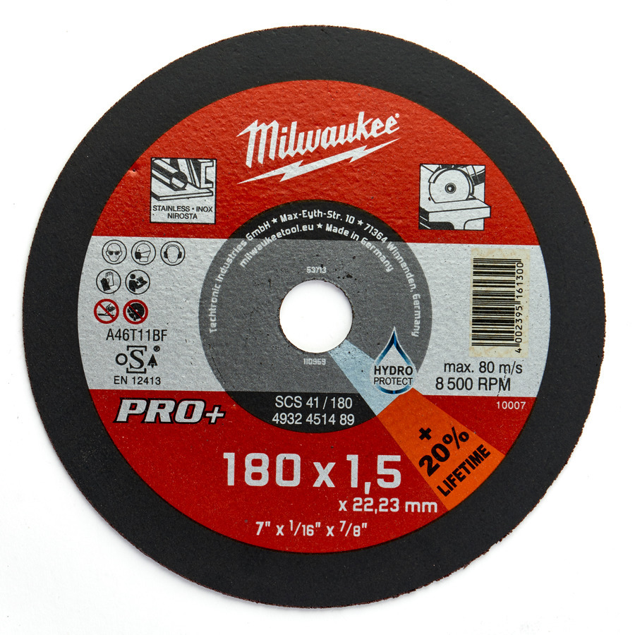 MILWAUKEE Rezný kotúč PRO+ SCS 41/180 × 1,5 mm