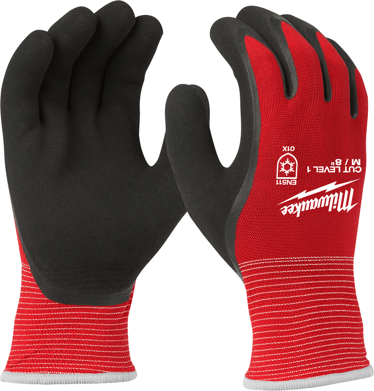 MILWAUKEE 72(pár) x Zimné rukavice odolné proti prerezaniu Stupeň 1 M/8