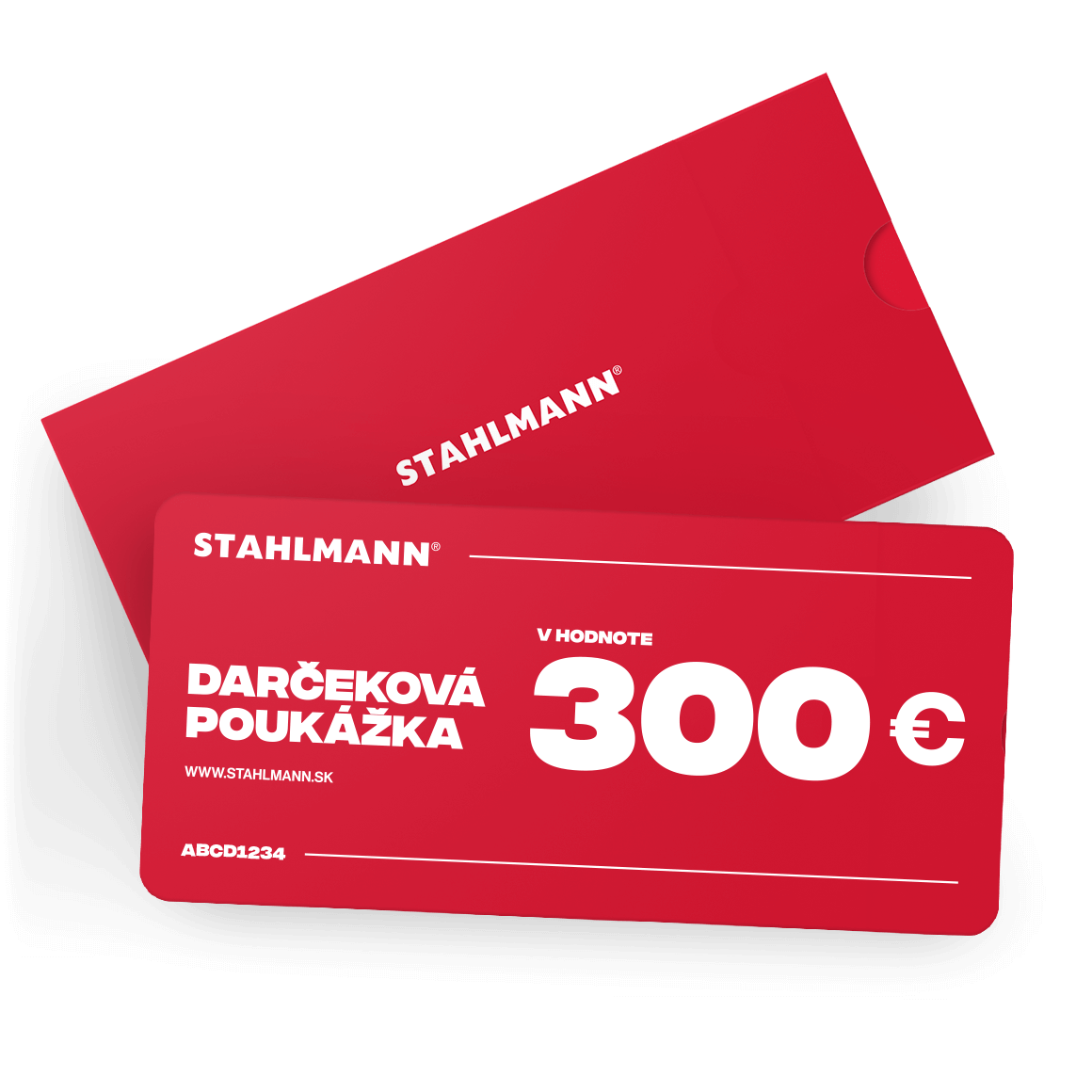 E-shop STAHLMANN 300€ Darčeková poukážka VOUCHER 300€