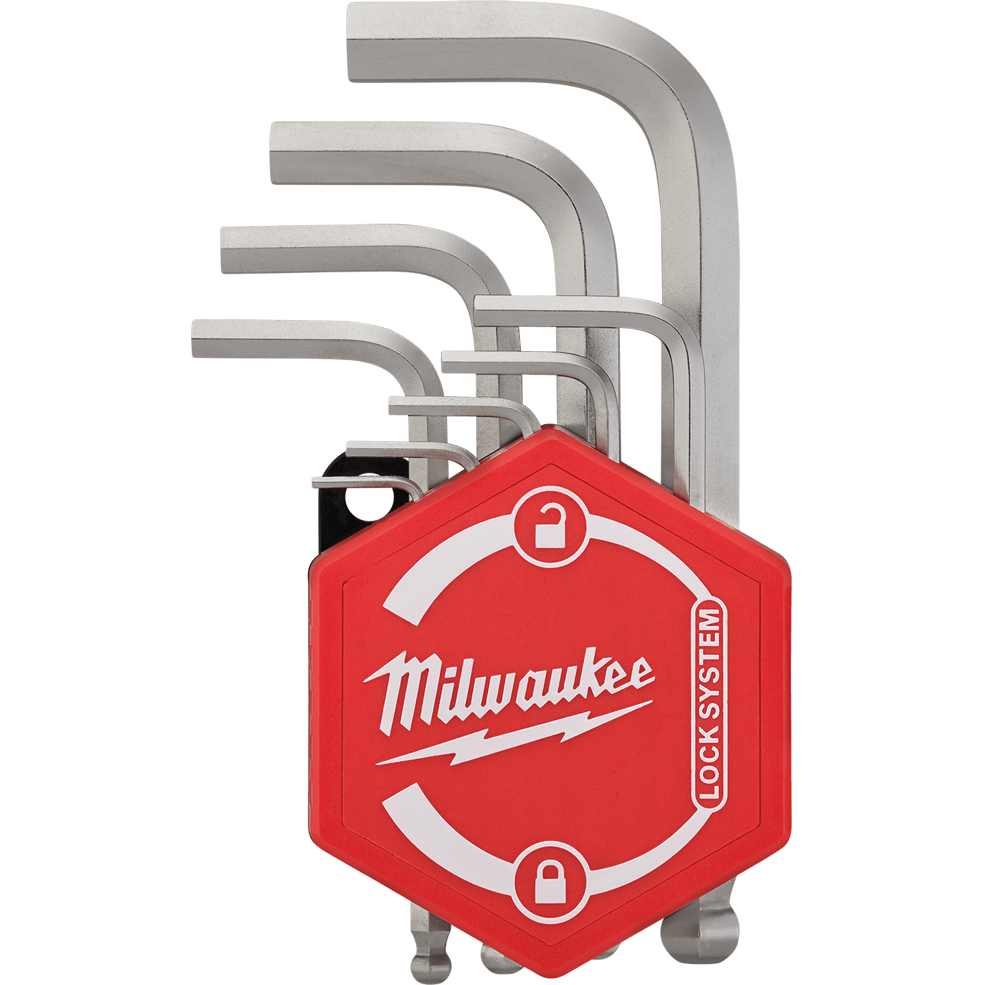 MILWAUKEE Sada kompaktných Imbusových kľúčov Hex s uzamykateľným púzdrom 9 ks