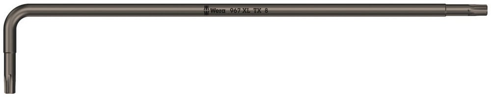 WERA Uhlový kľúč TX 8 x 90 mm, extra dlhý, s pridržiavacou funkciou