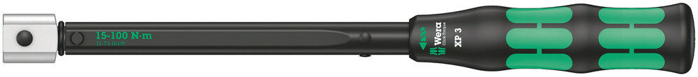 WERA Prednastavený momentový kľúč Click XP pre nástrčné nástroje 9x12 mm