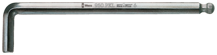 WERA Uhlový kľúč Hex s guľovým prvkom 2,5 mm
