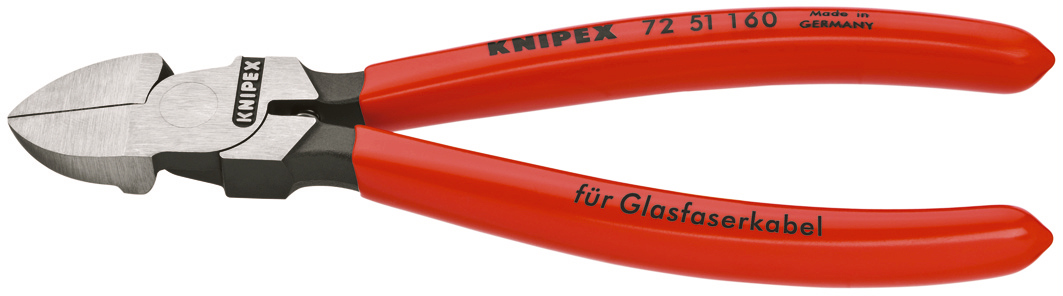 KNIPEX Kliešte cvikacie bočné pre opticke káble LWL 7251160
