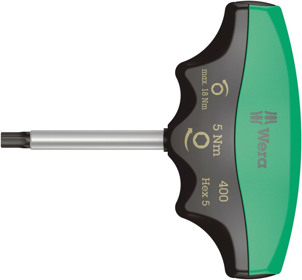 E-shop WERA Momentový skrutkovač Kraftform s T rukoväťou 5 mm Hex (5,00 Nm)