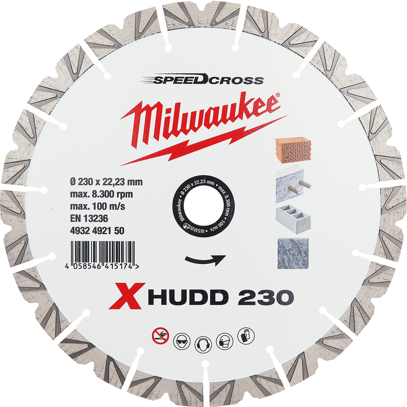 MILWAUKEE Diamantový kotúč X-HUDD 230 mm