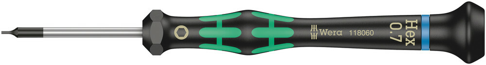 E-shop WERA Precízny skrutkovač Kraftform Micro Hex 0,7 mm